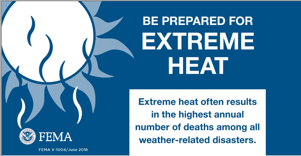 Extreme Heat info sheet screenshot